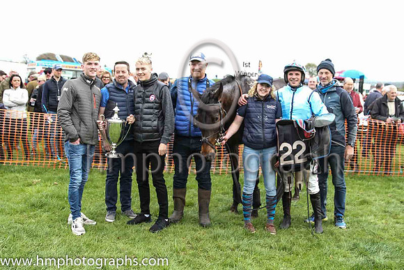 01st LARGY FORCE and B G Crawford ( 22 , EMERALD GREEN,purple star; emerald green sleeves,purple stars; purple cap,emerald green stars ) Trainer: S.R.B. Crawford,, Owner : Martin McGrogan Raymond Scul