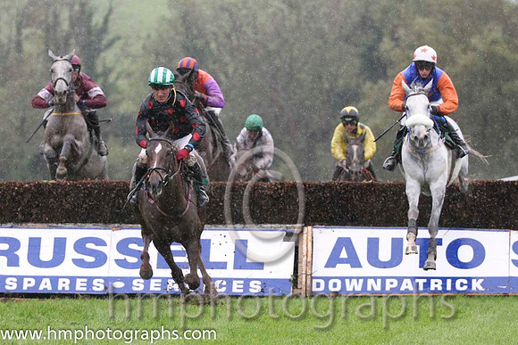 02 Ocean Bright & C D Maxwell - 2nd (9, royal blue, orange star) & 05 Barake Boy & J L Cullen - 5th (1, black, red spots) - FT8E9052-19