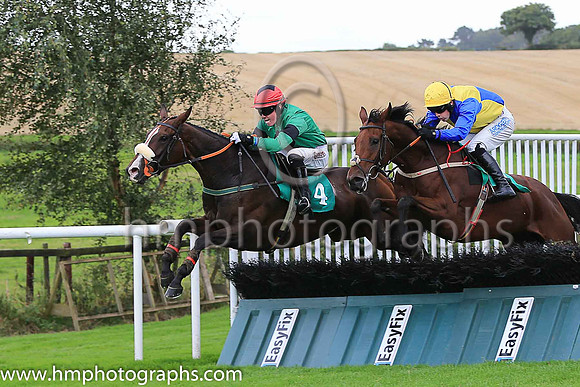 01st Double Take and C M Collins ( 4 , emerald green, black diamond ) Trainer - Philip O?Connor , Owner - Philip O?Connor