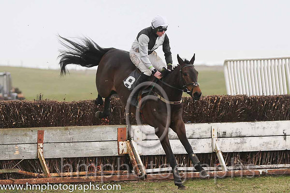 05th Ballyvaughn ( 8 )  J J Codd - Trainer: Colin S McKeever - black  white qtrd