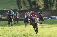 01st Flanking Maneuver and Mr F Maguire ( 2 , maroon, white star ) Trainer - N Meade , Owner - Gigginstown House Stud