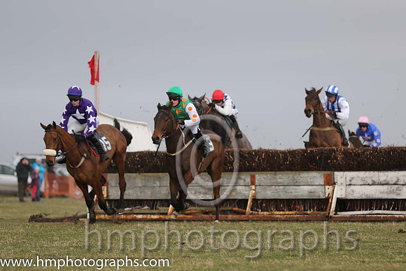 03rd Shanroe Street ( 15 )  J C Barry - Trainer: Karl Thornton - maroon, white star and 02nd A Bold Move ( 3 )  R James - Trainer: Donnchadh Doyle - green, orange spots