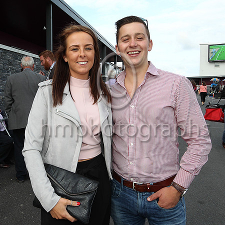 Courtney Ferris and Connor Strain at Downpatrick Races