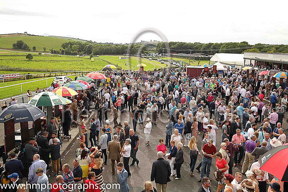 Large crowds at Downpatrick Racecourse Ladies Day