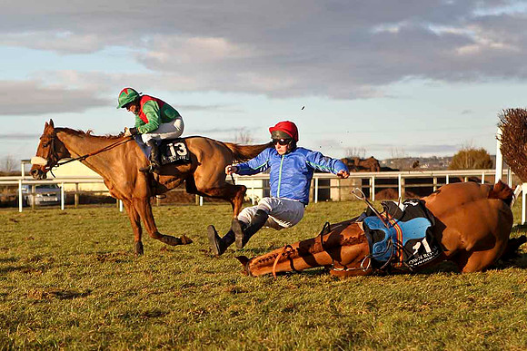 Tommy Turkle (13) 5th, Jockey B C Byrnes & Rocklet (11) Fell - Jockey , M J Bolger - CU2D3282-e