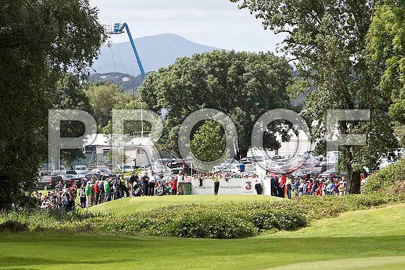 Graeme McDowell driving at the 2nd at the 2010 Irish Open at Killarney - CU2D1434-e