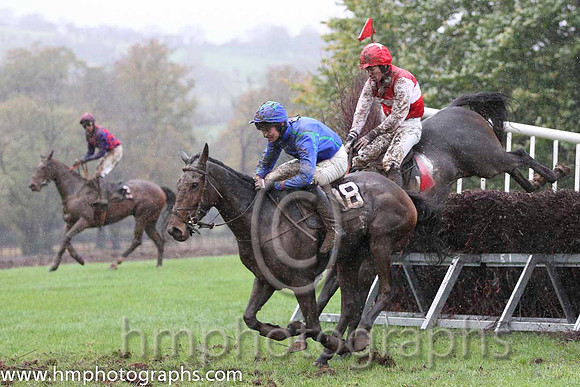 10 Big Kern & S Clements - PU (3, purple and red diamonds) , 06 Low Island & J C Barry - 6th (18, royal blue, emerald green seams) & 04 Colley Row & R Deegan - 4th (1, red, white hoop)  - FT8E9548-48
