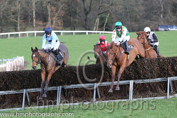 02 Areema and M J Lynch - - 02nd (8 ,light blue, navy large spots ) Trainer - I R Ferguson  01 Kilcullen Flem and R James - - 01st (6 ,emerald green, orange hoops ) Trainer - Donnchadh Doyle