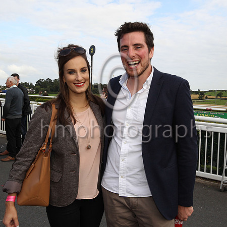 Avril White and Noel Hooke from Annahilt enjoying a day out at Downatrick races