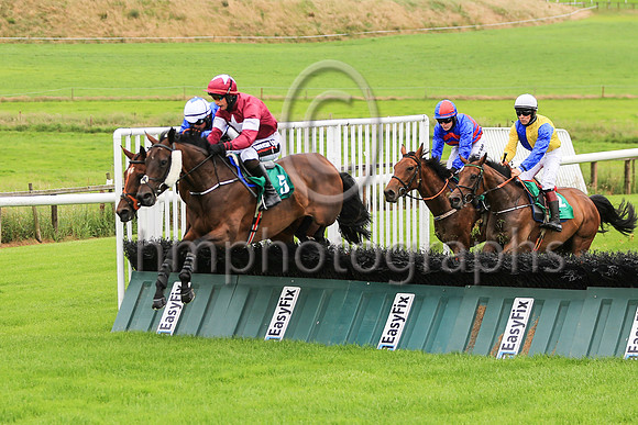01st Etincelle Lioterie and J J Slevin ( 5 , maroon, white star ) Trainer - J P O'Brien , Owner - Gigginstown House Stud