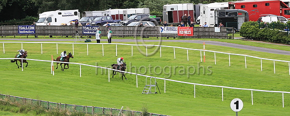 01st Soldiers Hill and D N Russell ( 1 , white, green chevrons ) Trainer - G Elliott , Owner - Noel Moran  Mrs Valerie Moran