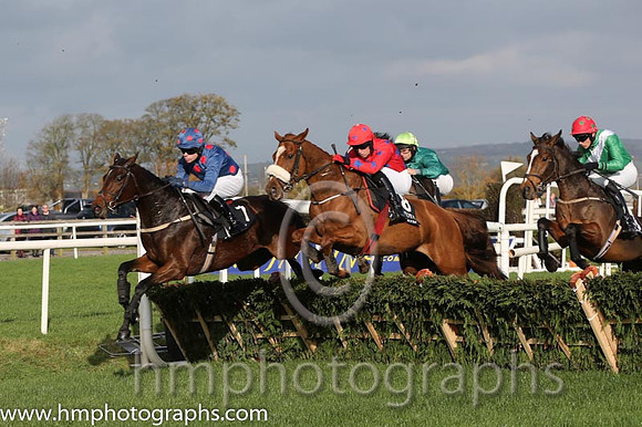 08 Batchelors Walk and D F O'Regan - - 08th (7 ,dark blue, red spots ) Trainer - M Phelan