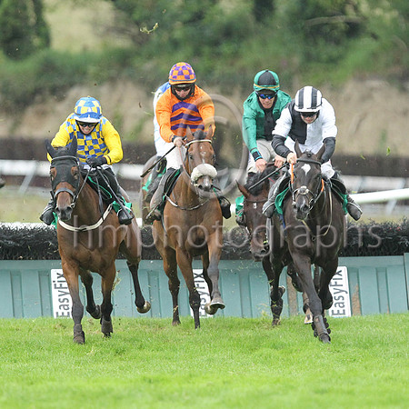 01st James Boru and C J Orr ( 6 , orange, purple chevrons ) Trainer - N C Kelly , Owner - Victor McCrea