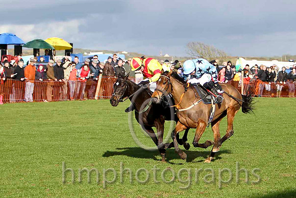 Paddys Angel & Ms K Ferris - joint winner (12, yellow, red cross belts) & Curnalee Coleen & J P McKeown - joint winner (4, light blue, navy stars) -FT8E9491-e