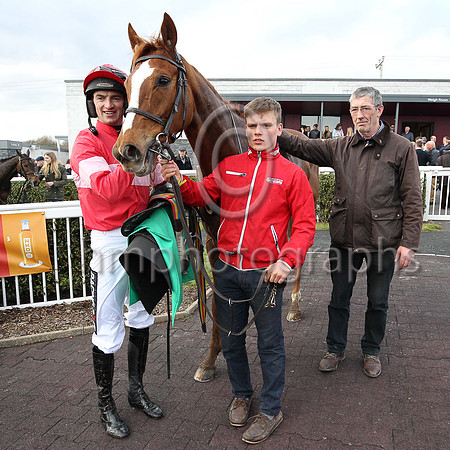 01st Getareason and Mr P W Mullins ( 2 , red, pink band ) Trainer - W P Mullins , Owner - Sullivan Bloodstock Limited