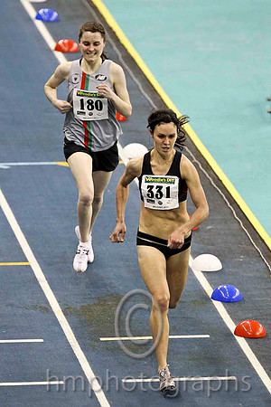 Ciara Mageean (180) City of Lisburn 3rd  & Mary Cullen (331) North Sligo AC - Winner   -- Senior Woman's 1500m - CU2D3556-e