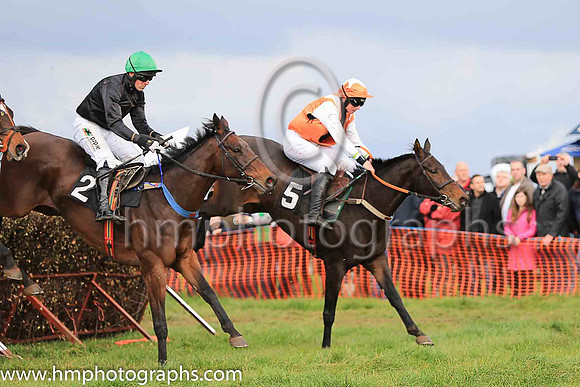 03rd LAND LEAGUE and B O'Neill ( 2 , BLACK; green cap ) Trainer: Colin Bowe,, Owner : Partnership Milestone Racing