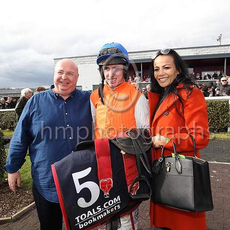 01st Poormans Hill and J W Kennedy ( 5 , orange ) Trainer - G Elliott , Owner - Vincent Caldwell  Mrs Kathleen Caldwell