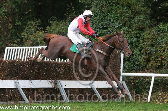 02 Mia's Anthem and M Darcy - - 02nd (5 ,White, three red diamonds ) Trainer - N C Kelly