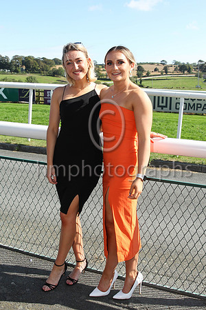 Alex Cromie and Cara McCartan from Newcastle at the Downpatrick Racecourse Ladies Day on Monday