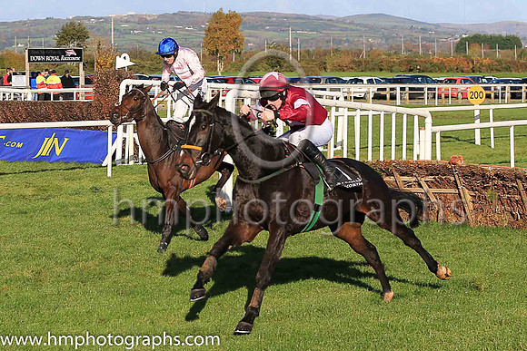 01st Bel Ami De Sivola and S W Flanagan ( 1 , maroon, white star, maroon cap ) Trainer - N Meade , Owner - Gigginstown House Stud