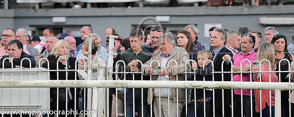 Spectators at Down Royal on Musgrave Northern Ireland Race Day at Down Royal