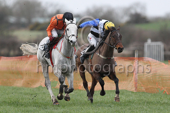 01st BI QUINI TIEP (FR) and D G Lavery ( 6 , ORANGE,black seams; black cap ) Trainer: B.R. Hamilton , Owner : Nigel Baring