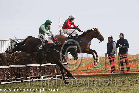 01st Butlergrove King ( 4 )  H D Dunne - Trainer: Michael Goff - green  02nd Maple Mons ( 5 )  B O'Neill - Trainer: D M Christie - red, green chevrons, white cap