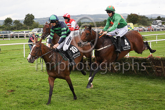 1st Minnie Dahilland R Walsh ( 10 , dark blue and emerald green hoops ) Trainer - T M Walsh , Owner - Micheal D Ryan