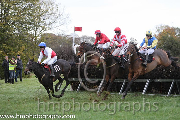 02 OneForTheNure and Derek O'Connor - - 02nd (10 ,red and white qtrd ) Trainer - Graham McKeever