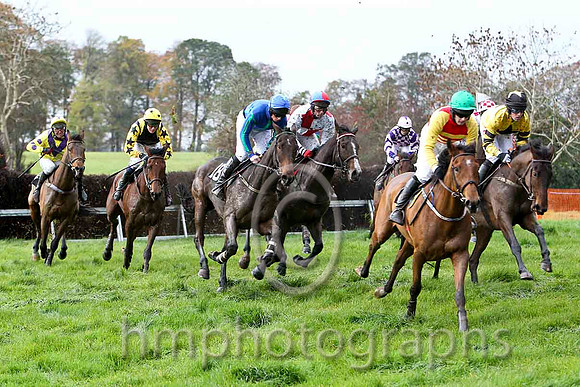 Handsome Harry leads the pack , Jockey M J O'Hare - PU - CU2D9967-e