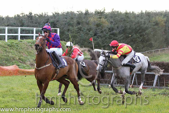 01 Whats Left & J J Codd - winner (16, white, red sash) & 07 Sea Bear & J C Barry - 7th (13, yellow, red cross belts ) - FT8E0862-31