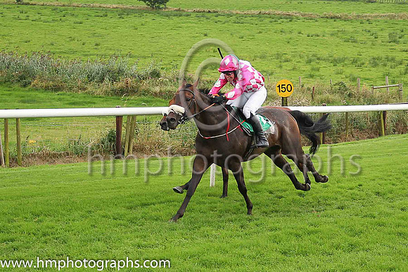 01st Fourknocks and Mr T Reilly ( 2 , pink and white diamonds ) Trainer - J C McConnell , Owner - Rockview Racing Club