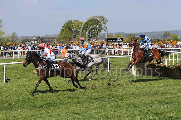 14th Dovil?s Duel and G N Fox ( 1 , light blue, dark blue star ) Trainer - G P Cromwell , Owner - Alzo The Great Syndicate