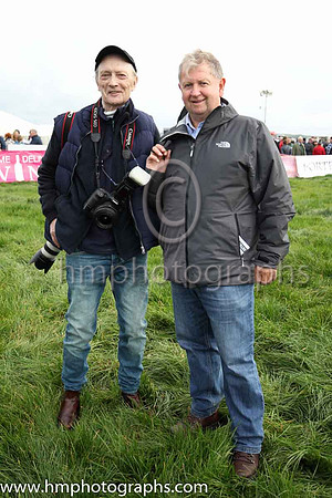 Ron McKnight and Ian Ferguson at The Route Point-To-Point Steeplechase Races at Portrush