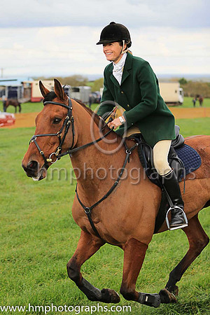 Julie Smyth at the Route Point-To-Point Steeplechases at Portrush