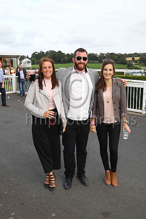Courtney Ferris, Phil Jefferson and Avril White at Downpatrick Races