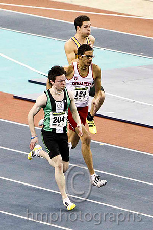 Dean Adams (204) Ballymena & Antrim AC - Winner & Stephen Calvert (124) Crusaders AC - 2nd  - 60m Semi Final Senior Men's 60m - FT8E0206-e
