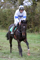 02 Shining Steed and R James - - 02nd (3 ,white, royal blue hoop ) Trainer - Colin Bowe