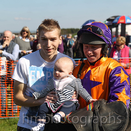 Alastair Gilmore , son of the owner of Mia's Storm owner Philip D Gilmore, Alistair's daighter Mia, for whom the horse is named and winning rider Noel McParlan