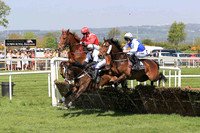 F Shalaman and S W Flanagan ( 4 , royal blue, white sash ) Trainer - Matthew J Smith , Owner - B J Hooper