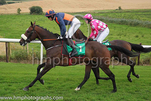 05th Duffgil Joe and Mr L J McGuinness ( 1 , dark blue and orange qtrd ) Trainer - G Elliott , Owner - Mrs Emer O?Brien