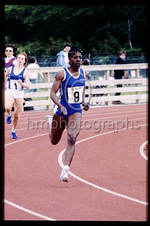 Josyln Hoyte-Smith (Dorothy Hyman TC) winner of the 400m -  - Runner bend