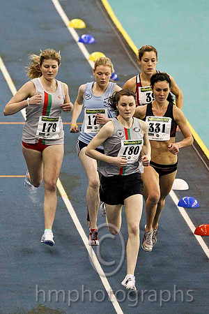 Ciara Mageean (180) City of Lisburn 3rd & Mary Cullen (331) North Sligo AC - Winner   - Senior Woman's 1500m - CU2D3516-e