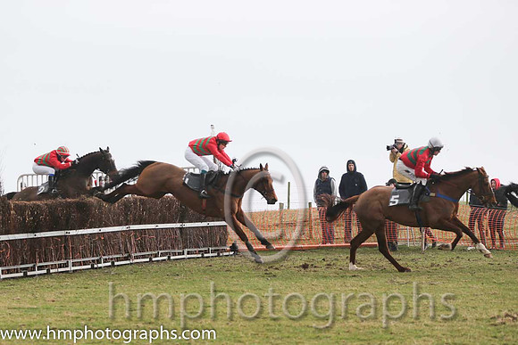 03rd Me And Julio ( 1 )  M F Rice - Trainer: Nessa Toher - red, emerald green chevrons , 04th Notnowlove ( 2 )  M McCrory - Trainer: Nessa Toher - red, emerald green chevrons and 02nd Maple Mons ( 5 )