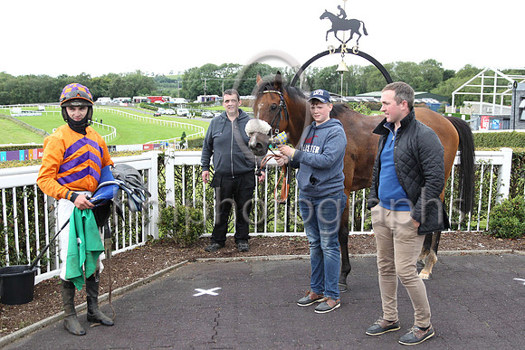01st James Boru and C J Orr ( 6 , orange, purple chevrons ) Trainer - N C Kelly , Owner - Victor McCrea