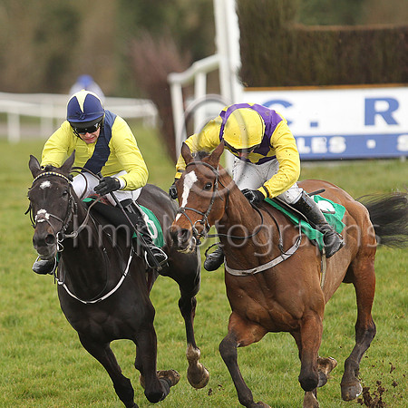 01st Timewaitsfornoone and Mr M J O?Hare 5 ( 3 , yellow, blue sash ) Trainer - A Fleming , Owner - Barry Connell