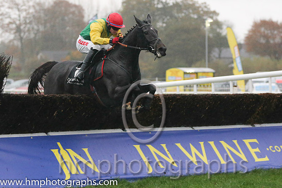 01 Sizing Solution and J J Burke - - 01st (7 ,emerald green, yellow chevron ) Trainer - J T R Dreaper