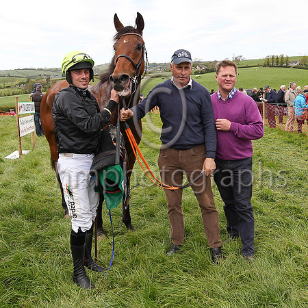 01st ALONE NO MORE and B O'Neill ( 1 , BLACK; green cap ) Trainer: Colin Bowe,, Owner : Partnership Milestone Racing