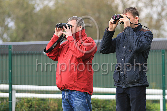 Gordon Elliott (left) at Downpatrick Racecourse